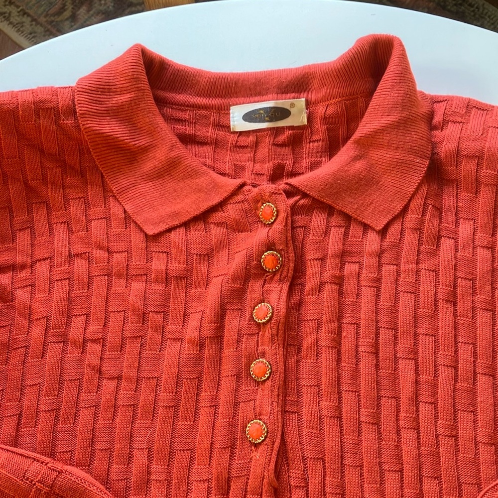 Vintage collared sweater